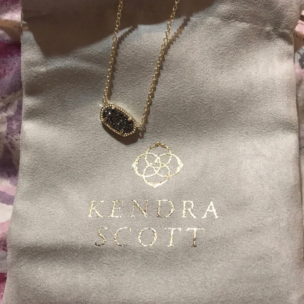NWOT Kendra Scott Platinum Drusy Elisa!